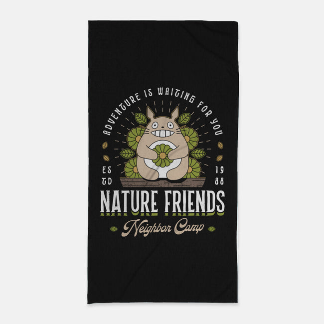 Nature Neighbor Camp-None-Beach-Towel-Logozaste
