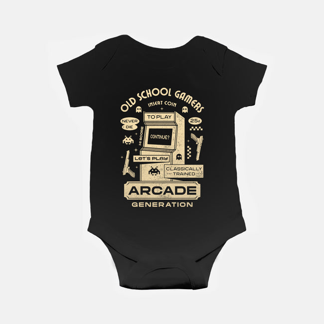 Arcade Gamers-Baby-Basic-Onesie-Logozaste