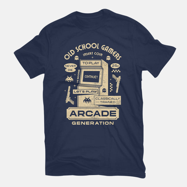 Arcade Gamers-Mens-Basic-Tee-Logozaste