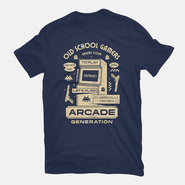 Arcade Gamers-Unisex-Basic-Tee-Logozaste