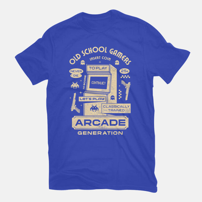 Arcade Gamers-Womens-Basic-Tee-Logozaste