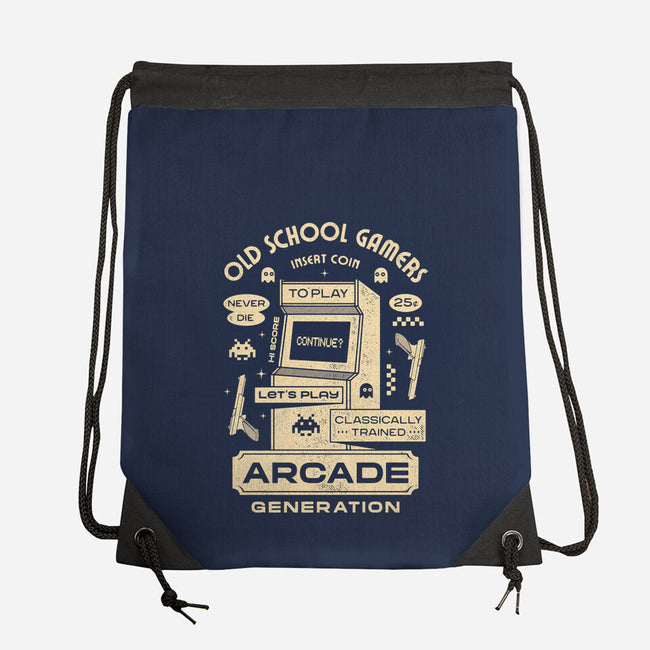Arcade Gamers-None-Drawstring-Bag-Logozaste
