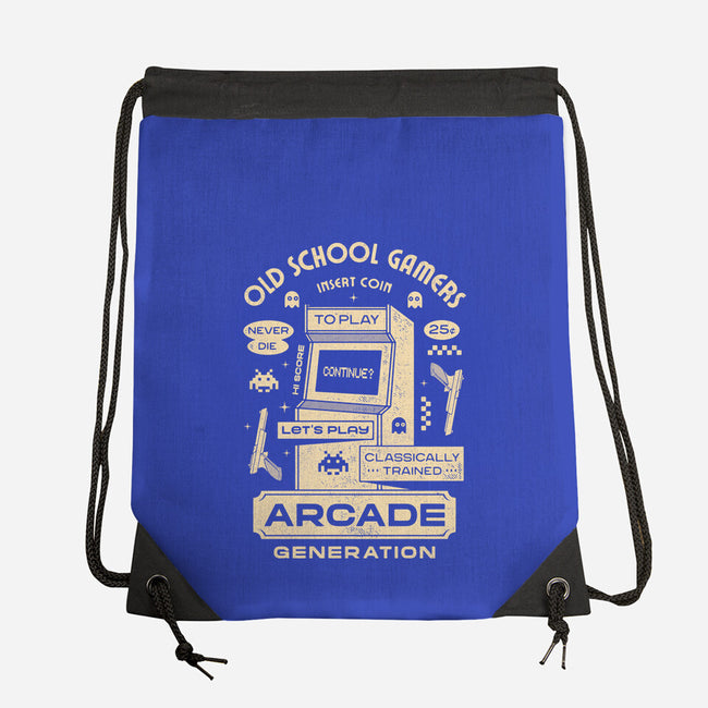 Arcade Gamers-None-Drawstring-Bag-Logozaste