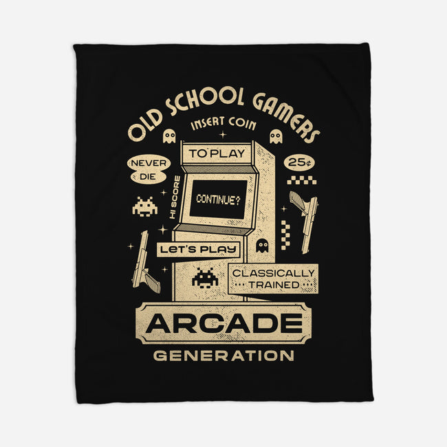 Arcade Gamers-None-Fleece-Blanket-Logozaste