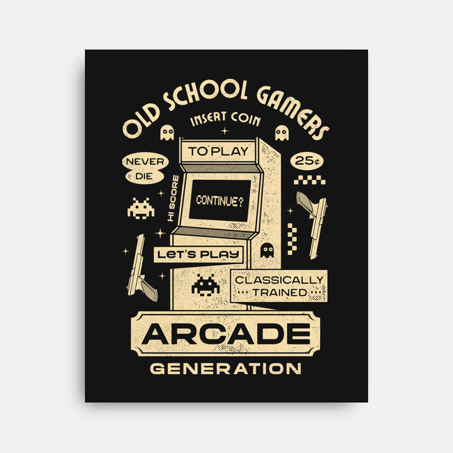 Arcade Gamers-None-Stretched-Canvas-Logozaste