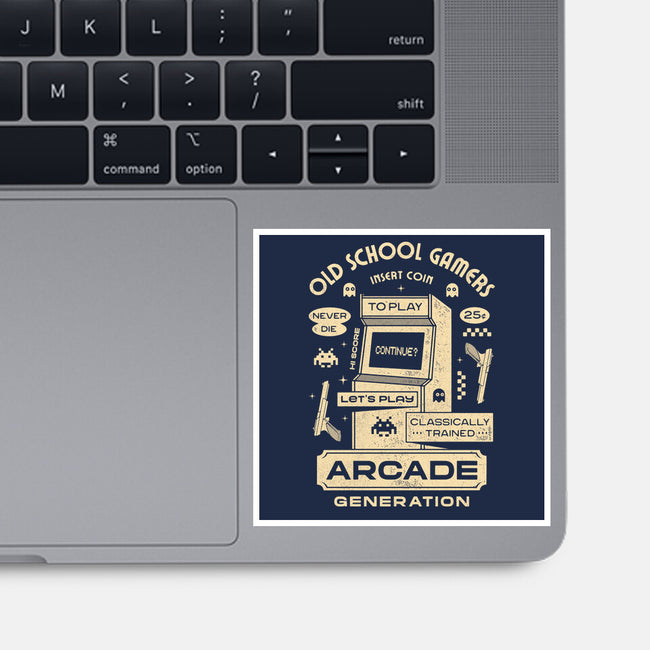Arcade Gamers-None-Glossy-Sticker-Logozaste