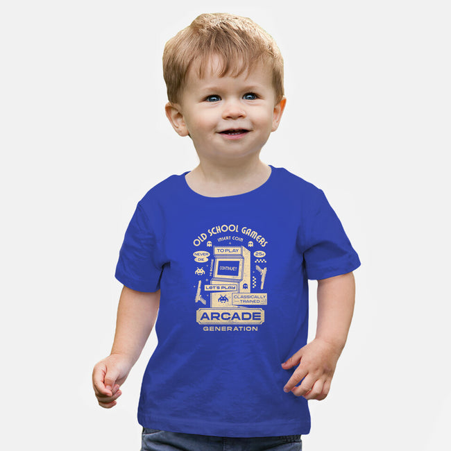 Arcade Gamers-Baby-Basic-Tee-Logozaste