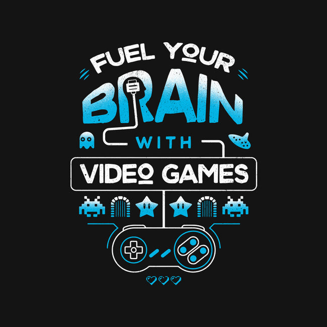 Fuel Your Brain-None-Fleece-Blanket-Logozaste