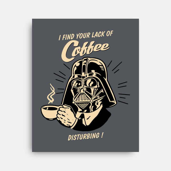 Darth Coffee-None-Stretched-Canvas-Barbadifuoco