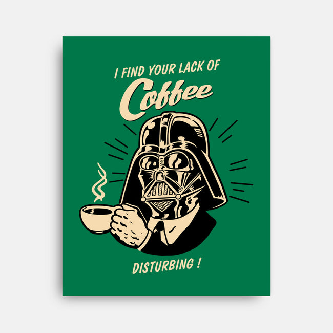 Darth Coffee-None-Stretched-Canvas-Barbadifuoco