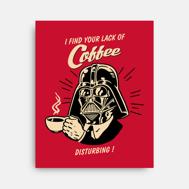 Darth Coffee-None-Stretched-Canvas-Barbadifuoco