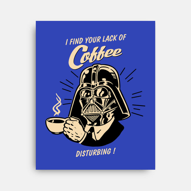 Darth Coffee-None-Stretched-Canvas-Barbadifuoco