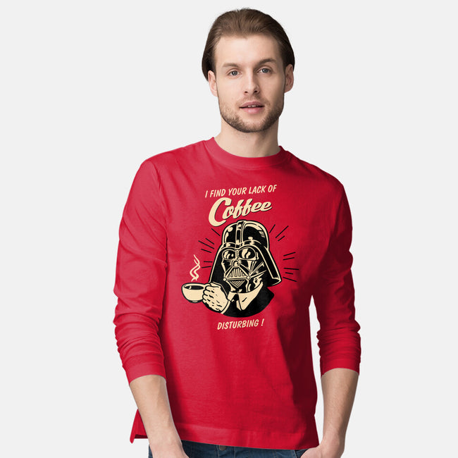 Darth Coffee-Mens-Long Sleeved-Tee-Barbadifuoco