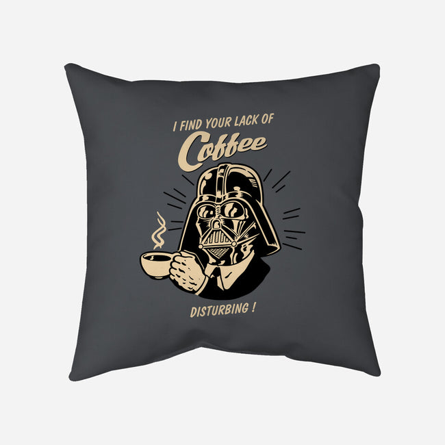 Darth Coffee-None-Removable Cover w Insert-Throw Pillow-Barbadifuoco
