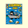 Gotham Fishing Day-None-Glossy-Sticker-krisren28