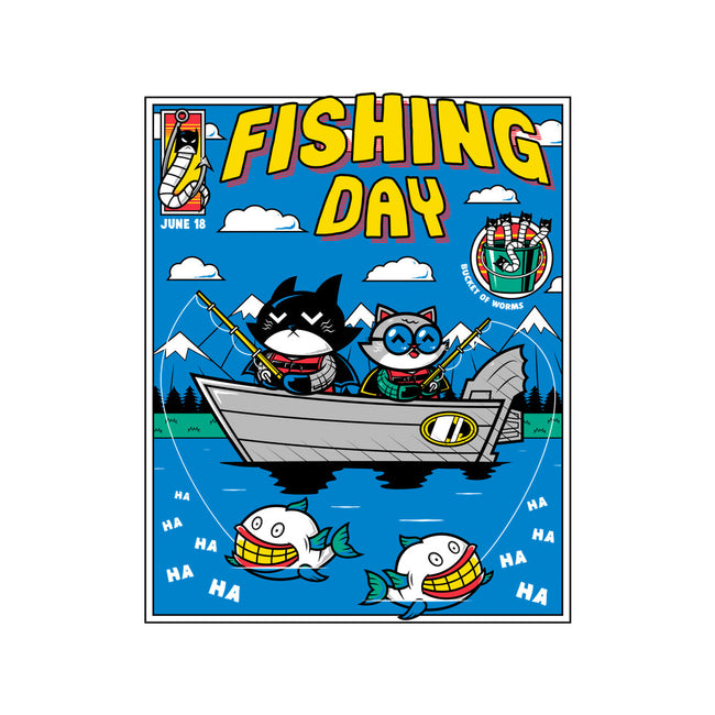 Gotham Fishing Day-None-Memory Foam-Bath Mat-krisren28