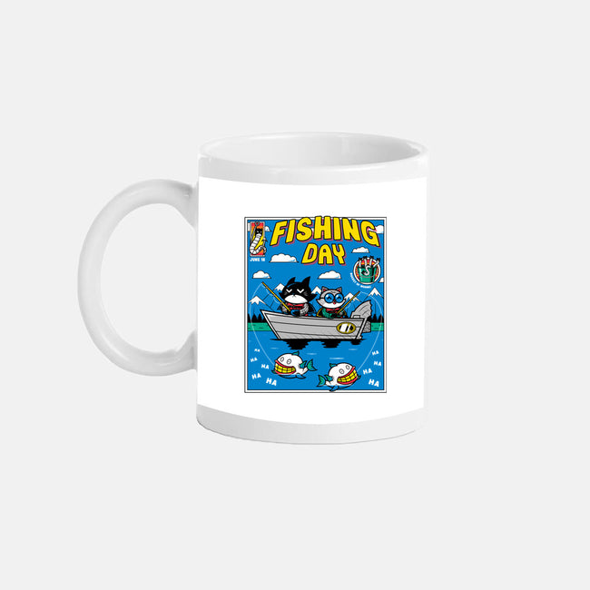 Gotham Fishing Day-None-Mug-Drinkware-krisren28