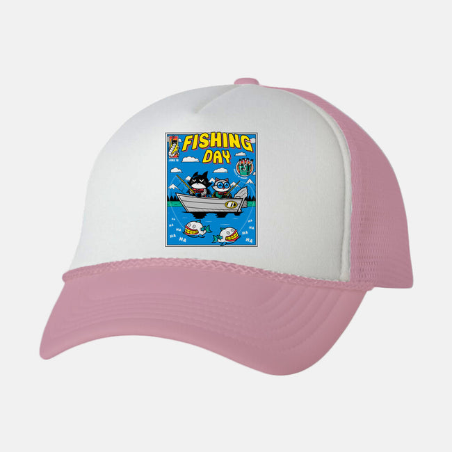 Gotham Fishing Day-Unisex-Trucker-Hat-krisren28