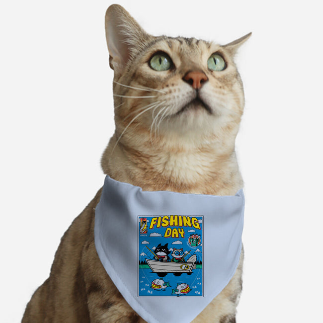 Gotham Fishing Day-Cat-Adjustable-Pet Collar-krisren28