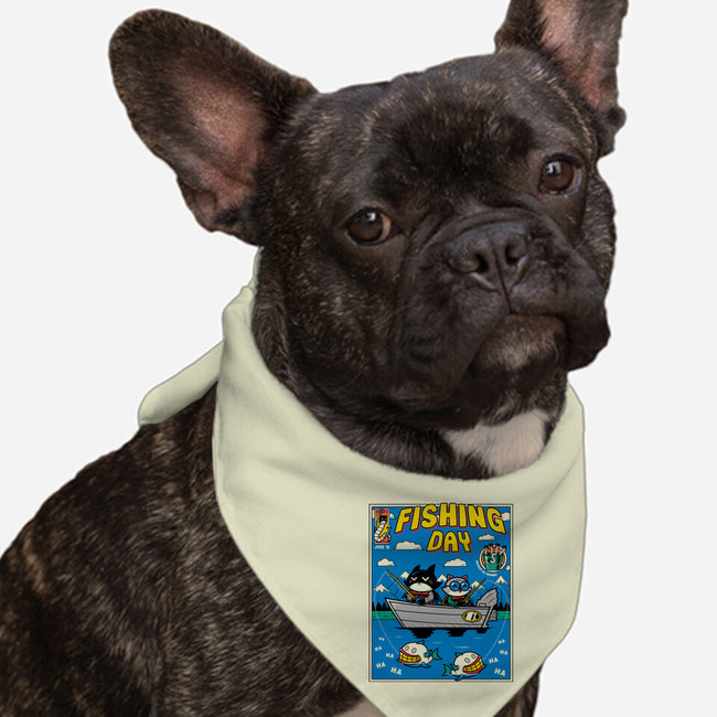 Gotham Fishing Day-Dog-Bandana-Pet Collar-krisren28