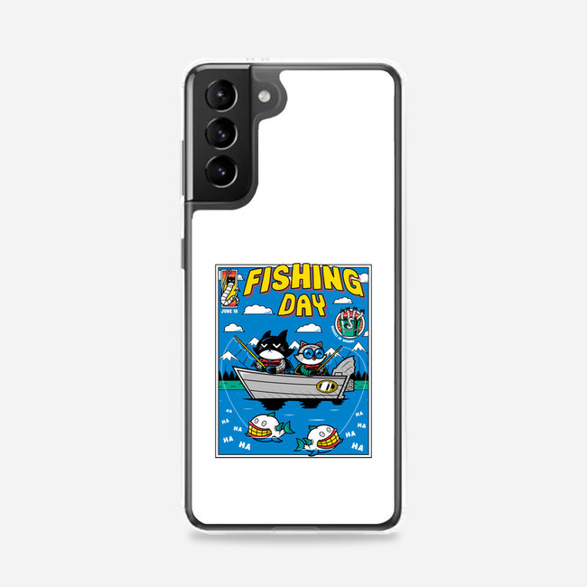 Gotham Fishing Day-Samsung-Snap-Phone Case-krisren28