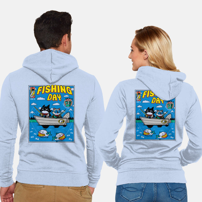 Gotham Fishing Day-Unisex-Zip-Up-Sweatshirt-krisren28