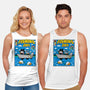 Gotham Fishing Day-Unisex-Basic-Tank-krisren28