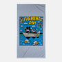 Gotham Fishing Day-None-Beach-Towel-krisren28