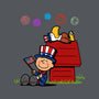 Patriotic Nuts-Womens-V-Neck-Tee-Boggs Nicolas
