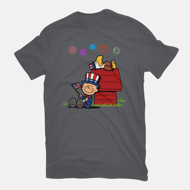 Patriotic Nuts-Womens-Fitted-Tee-Boggs Nicolas