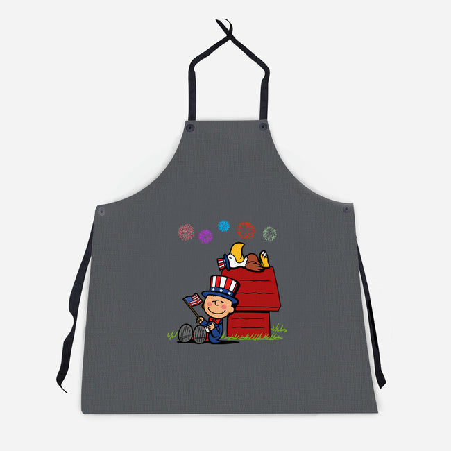 Patriotic Nuts-Unisex-Kitchen-Apron-Boggs Nicolas