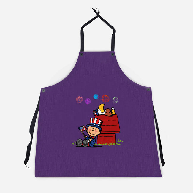 Patriotic Nuts-Unisex-Kitchen-Apron-Boggs Nicolas