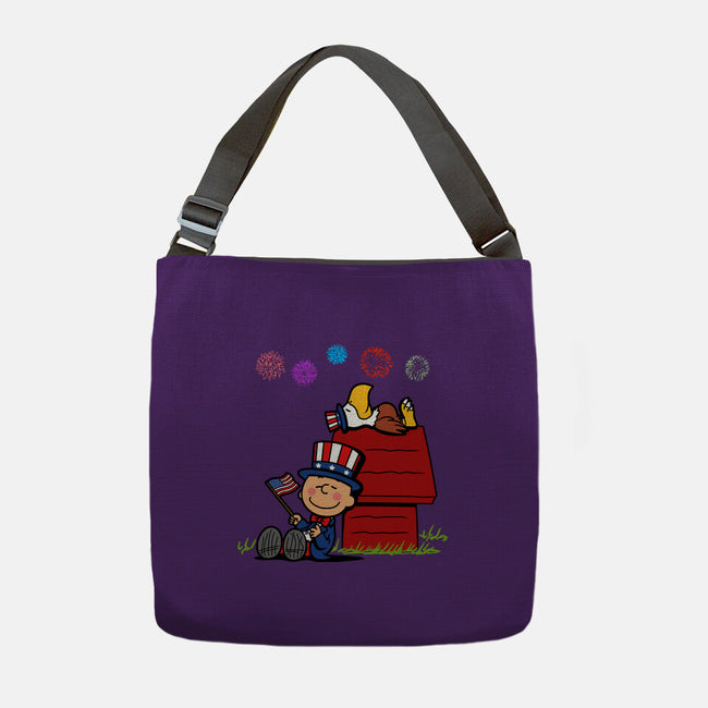 Patriotic Nuts-None-Adjustable Tote-Bag-Boggs Nicolas