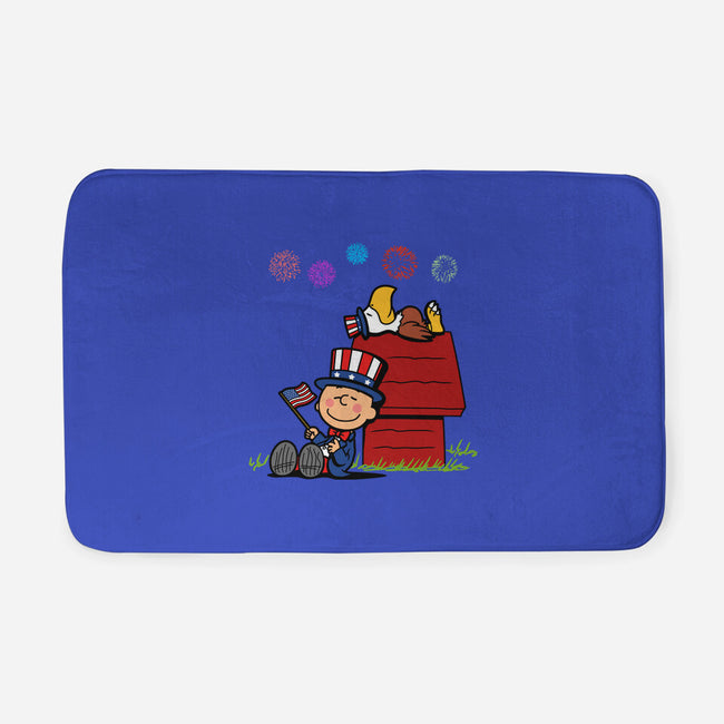 Patriotic Nuts-None-Memory Foam-Bath Mat-Boggs Nicolas