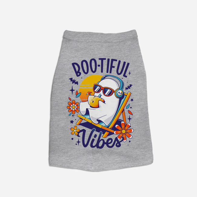 Ghostly Summer Vibes-Dog-Basic-Pet Tank-Snouleaf