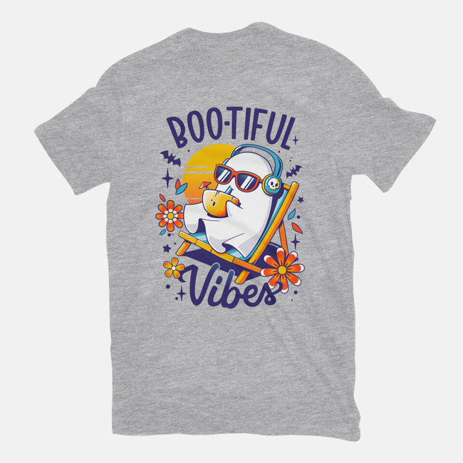 Ghostly Summer Vibes-Unisex-Basic-Tee-Snouleaf