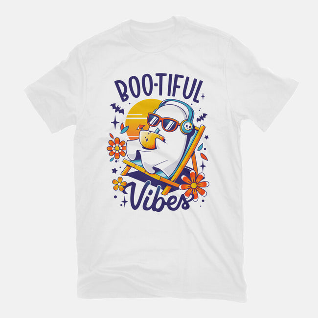 Ghostly Summer Vibes-Mens-Heavyweight-Tee-Snouleaf