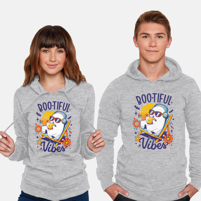 Ghostly Summer Vibes-Unisex-Pullover-Sweatshirt-Snouleaf