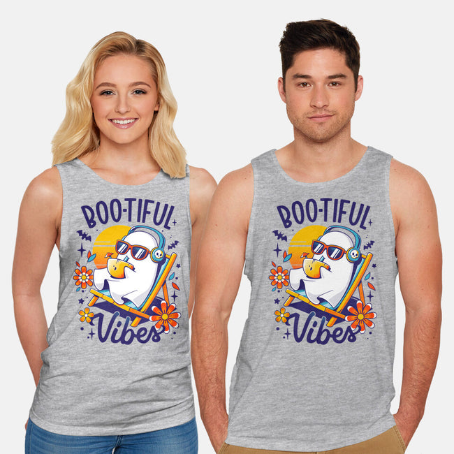 Ghostly Summer Vibes-Unisex-Basic-Tank-Snouleaf