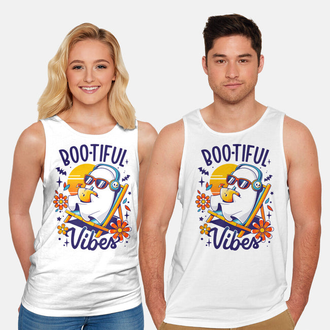 Ghostly Summer Vibes-Unisex-Basic-Tank-Snouleaf