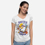 Ghostly Summer Vibes-Womens-V-Neck-Tee-Snouleaf