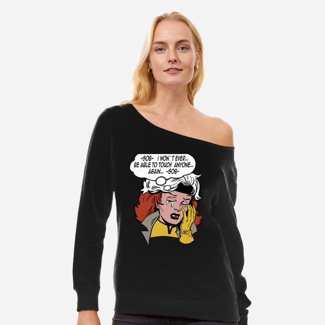 Pop Rogue-Womens-Off Shoulder-Sweatshirt-zascanauta