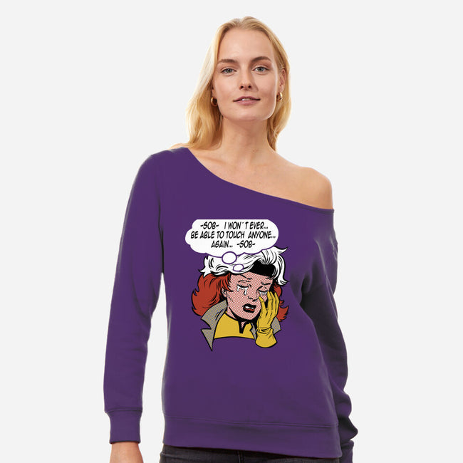 Pop Rogue-Womens-Off Shoulder-Sweatshirt-zascanauta
