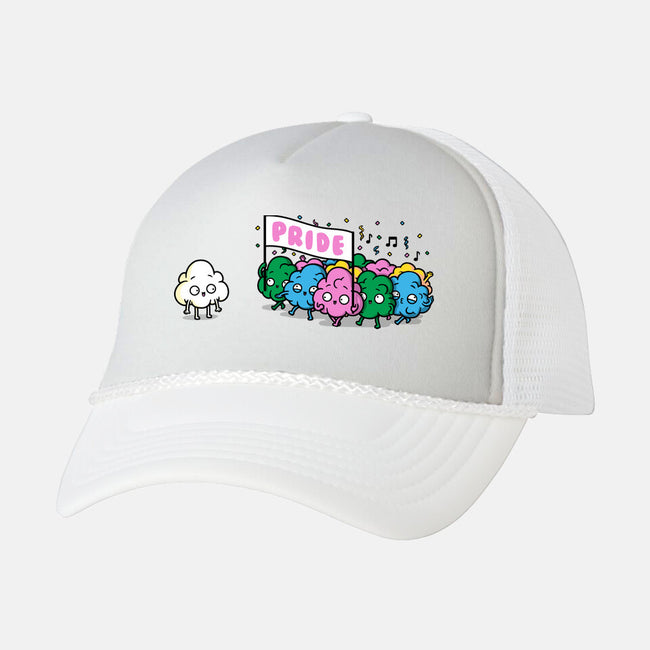 Pride Corn-Unisex-Trucker-Hat-Raffiti