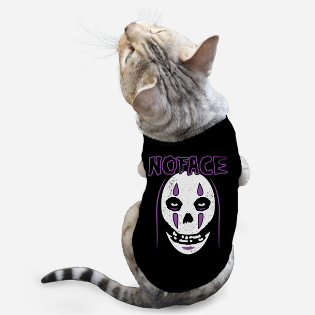Horror Punk Noface-Cat-Basic-Pet Tank-Logozaste