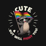 Cute But Will Fight-Mens-Basic-Tee-tobefonseca