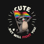 Cute But Will Fight-Unisex-Pullover-Sweatshirt-tobefonseca