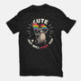 Cute But Will Fight-Womens-Fitted-Tee-tobefonseca