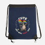 Cute But Will Fight-None-Drawstring-Bag-tobefonseca