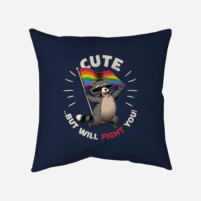 Cute But Will Fight-None-Removable Cover w Insert-Throw Pillow-tobefonseca